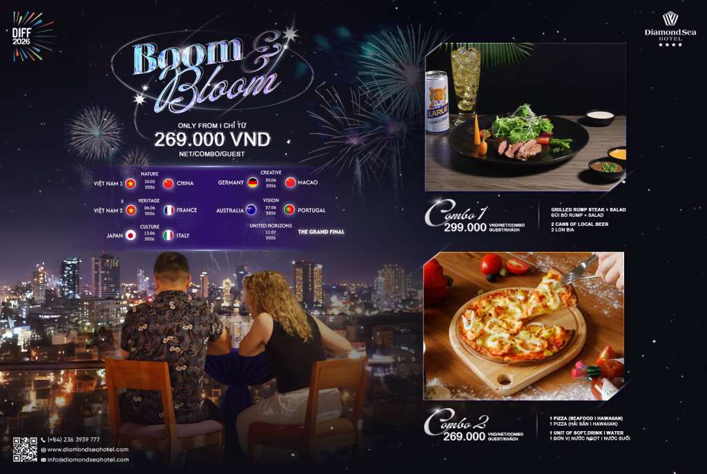 Enjoy Da Nang International Firework Festival With Boom & Bloom Combo